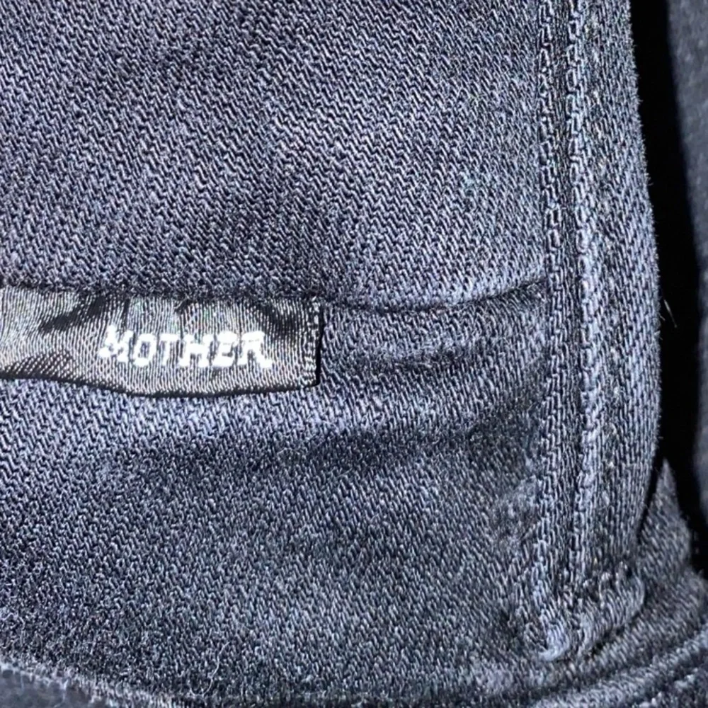 Mother The‎ Pixie Ankle Fray Jeans Woman’s 27 Not Guilty Black Stretch Trendy